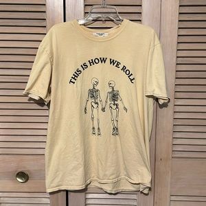 This is How We Roll Roller Skating Skeletons Oversized Project Social T